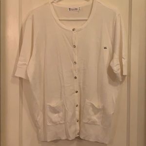 New York & company cardigan -ivory